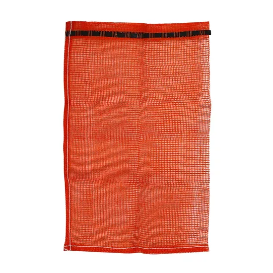 GRS SGS Imballaggio con coulisse in plastica vuota all'ingrosso della fabbrica 25kg 50kg Legna da ardere Verdura Cipolla Patate Cavolo Frutta Arancione PP Tubolare Tessuto Leno Rete Borsa a rete